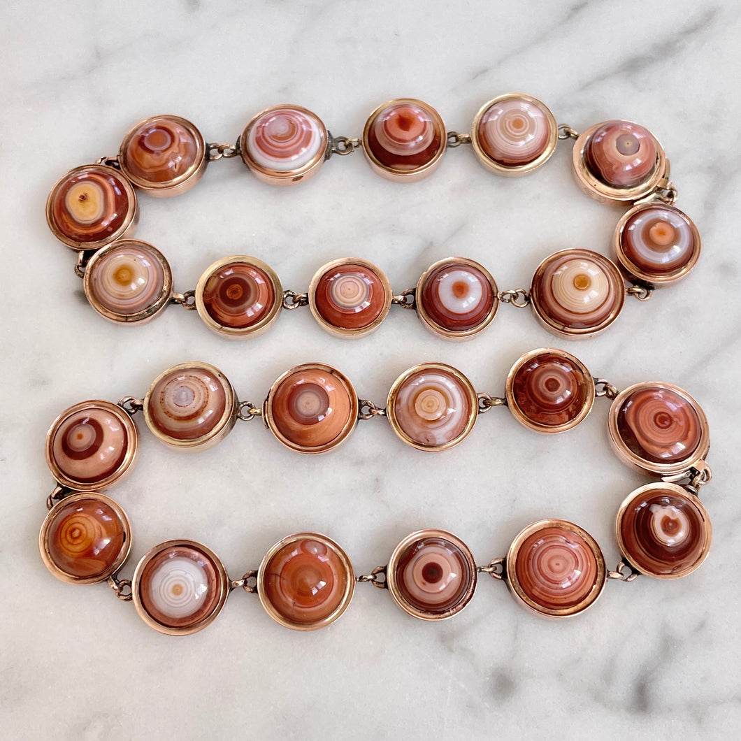 Victorian Agate Bracelet Set