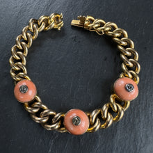 Load image into Gallery viewer, Coral Curb Link Bracelet
