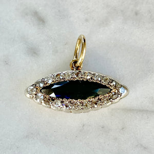 Bespoke Diamond and Sapphire “Evil Eye” Pendant