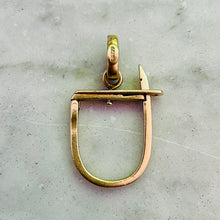 Load image into Gallery viewer, Gold Charm Holder Pendant
