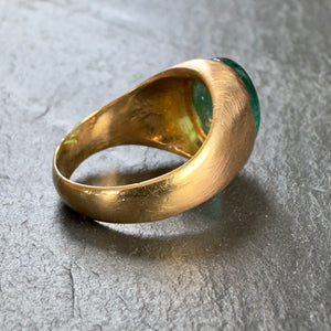 Bespoke Emerald Signet Ring