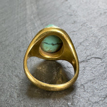 Load image into Gallery viewer, Turquoise Signet Ring
