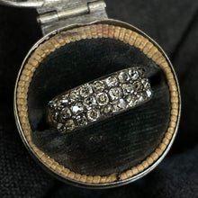 Load image into Gallery viewer, Georgian Diamond 3 Row Ring
