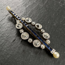 Load image into Gallery viewer, Sapphire &amp; Diamond Pendant
