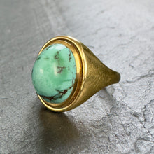 Load image into Gallery viewer, Turquoise Signet Ring
