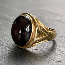 Load image into Gallery viewer, Garnet Signet Ring
