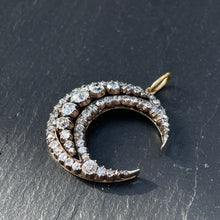 Load image into Gallery viewer, Diamond Crescent Moon Pendant
