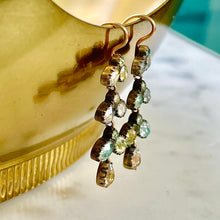 Load image into Gallery viewer, On hold - Georgian Paste Earrings with Rock Crystal Drop
