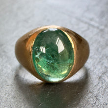 Load image into Gallery viewer, APOR Bespoke ~ Emerald Signet Ring
