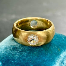 Load image into Gallery viewer, Bespoke Rose &amp; Mine Cut Diamond *Gemini* Ring
