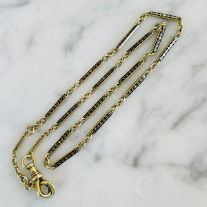 Enamel Watch Chain