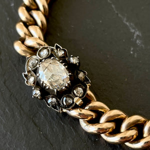 Bespoke Rose Cut Diamond Clasp Bracelet