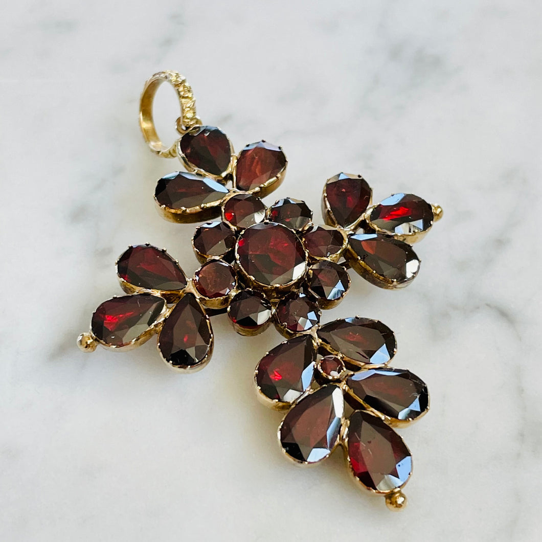 SOLD Victorian Garnet Pendant