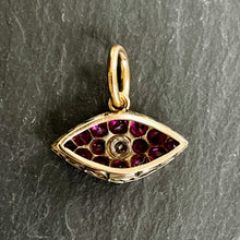 Load image into Gallery viewer, Bespoke Ruby &amp; Diamond “Evil Eye” Pendant
