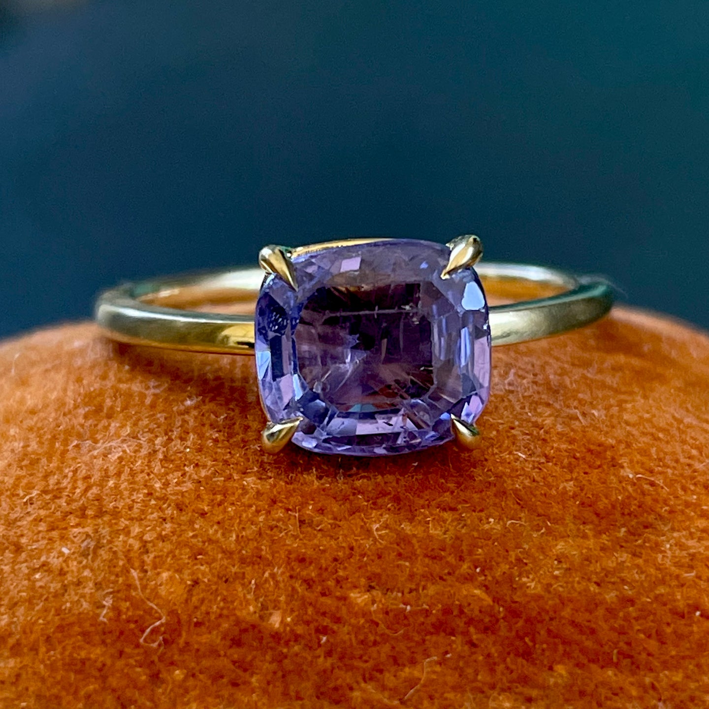 APOR Bespoke ~ Purple Sapphire Ring