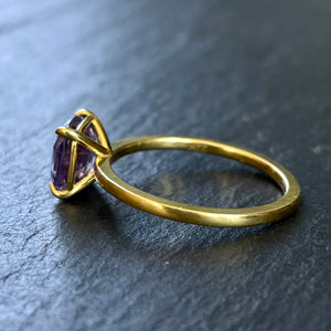 Bespoke Purple Sapphire Ring