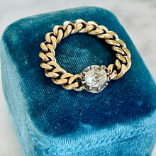 Load image into Gallery viewer, ON HOLD Bespoke Curb Chain Diamond Ring
