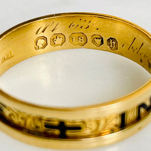 “In Memory Of” Mourning Ring
