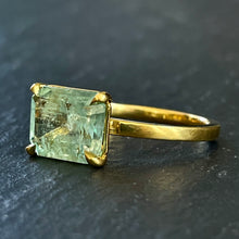 Load image into Gallery viewer, Bespoke Pale Emerald Ring
