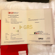 Load image into Gallery viewer, 20k Gold Padparadscha Sapphire Pendant 13
