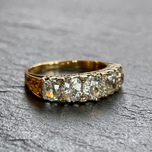 Load image into Gallery viewer, Pending Sale - Five Stone Diamond Ring
