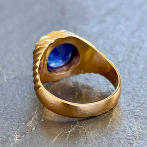Bespoke Burmese Sapphire Signet Ring