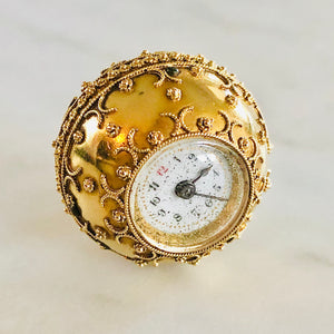 Reserved Gold Watch Pendant