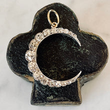 Load image into Gallery viewer, Diamond Crescent Moon Pendant
