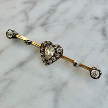 Load image into Gallery viewer, Diamond Heart Brooch
