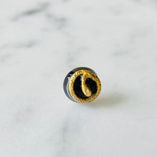 Load image into Gallery viewer, Single Agate Snake Earring
