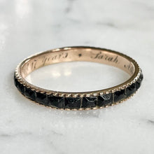 Load image into Gallery viewer, Onyx Mourning Eternity Ring
