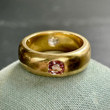 Load image into Gallery viewer, Bespoke Pink Spinel &amp; Diamond *Gemini* Ring
