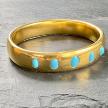 Load image into Gallery viewer, French Turquoise Bangle
