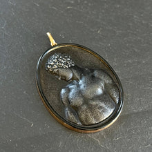 Load image into Gallery viewer, Iron &amp; Enamel Cameo
