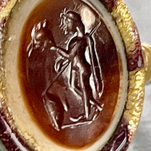 Load image into Gallery viewer, Ancient Intaglio Enamel Ring
