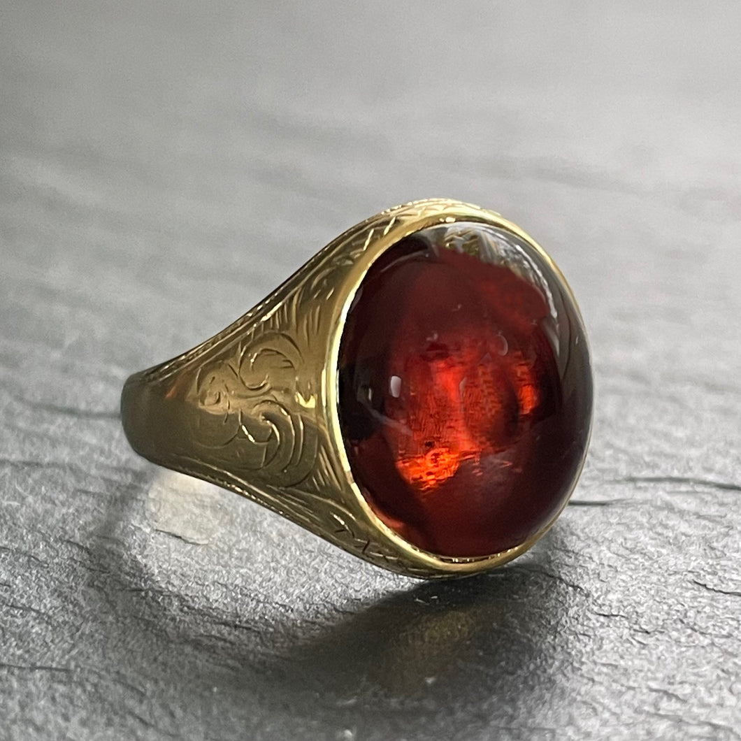 ROCKS Bespoke ~ Tourmaline Signet Ring