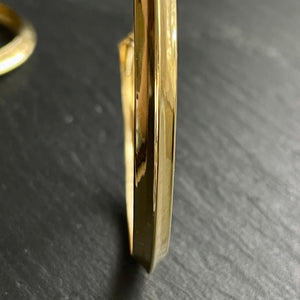 Italian Gold Hoop Earring