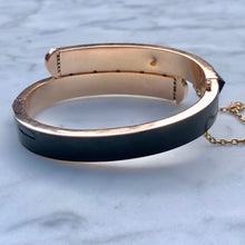 Load image into Gallery viewer, Victorian Onyx Pyramid Bangle
