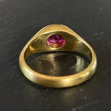Load image into Gallery viewer, Reserved - Bespoke Burma Ruby Signet Ring
