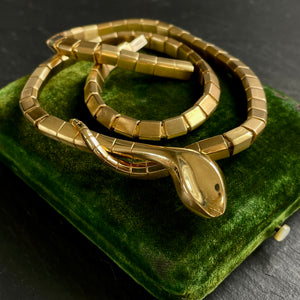Reserved — Gold Snake Necklace