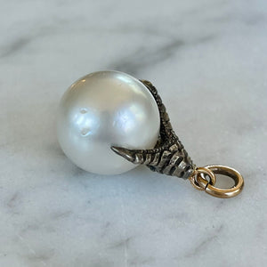Pearl in Talon Pendant