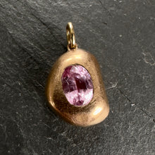 Load image into Gallery viewer, 20k Gold Sapphire Pendant 2

