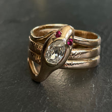 Load image into Gallery viewer, Diamond Snake Ring

