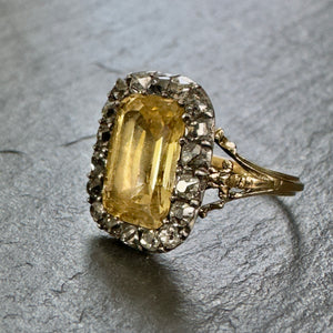 Yellow Sapphire Ring