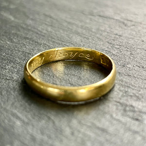Gold Posy Ring