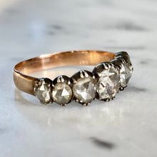 Load image into Gallery viewer, RESERVED Georgian 7 Stone Diamond Ring
