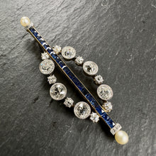 Load image into Gallery viewer, Sapphire &amp; Diamond Pendant
