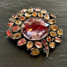 Load image into Gallery viewer, Topaz Ruby and Quartz Pendant
