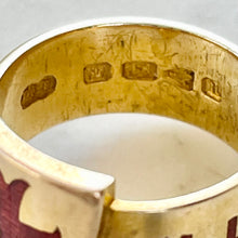 Load image into Gallery viewer, Deakin &amp; Francis Enamel Mourning Ring
