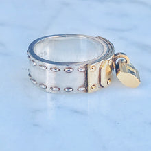 Load image into Gallery viewer, Silver and Gold Hermes Ring
